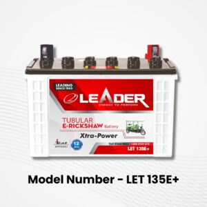 Leader E rickshaw Battery LET 135E+ | 12 Month Warranty