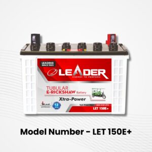 Leader E rickshaw Battery LET 150E+ | 12 Month Warranty