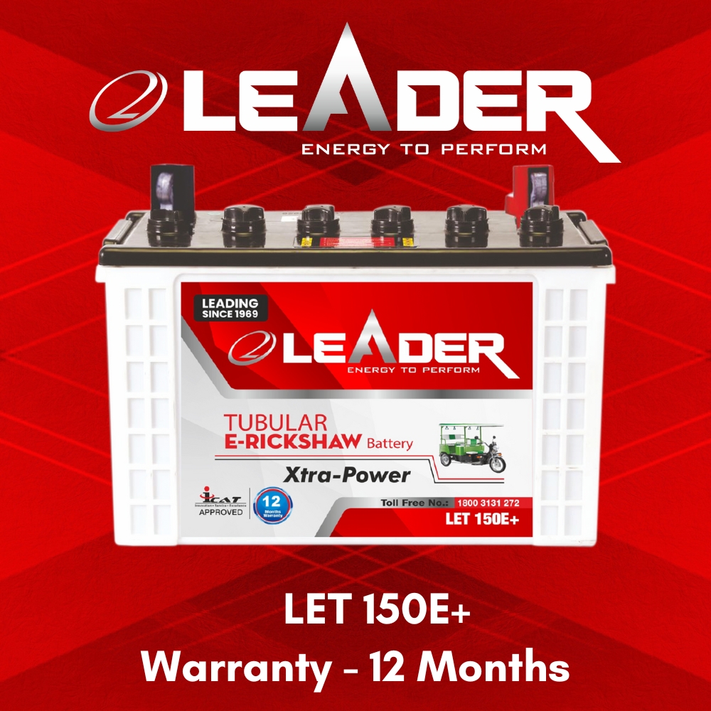 Leader E Rickshaw Battery Let E Best E Rickshaw Battery