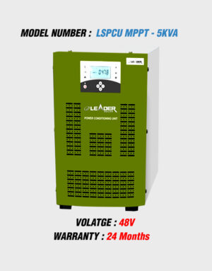 Leader 5 KVA/48V Single Phase MPPT Offgrid Based Solar PCU