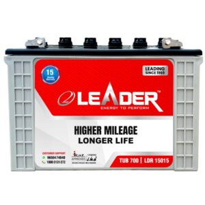 Leader E rickshaw Battery TUB 700 | LDR 15015 | 15 Month Warranty