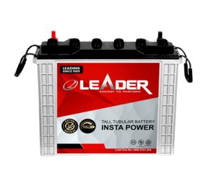 Leader LDR-27000 | Tall Tubular | 270 Ah Inverter Battery | Warranty: 120 months* Total {60 months (flat) +60 months (pro-rata)} for Home & Office use
