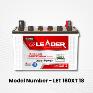 Leader E rickshaw Battery LET 160 XT18 | 18 Month Warranty
