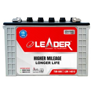 Leader E rickshaw Battery TUB 600 | LDR 14015 | 15 Month Warranty