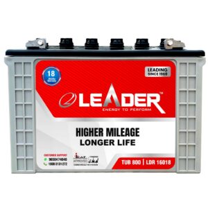 Leader E rickshaw Battery TUB 800 | LDR 16018 | 18 Month Warranty