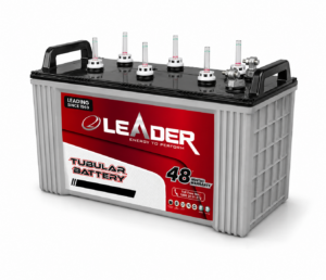 Leader LDST-16500 | Short Tubular | Inverter Battery | Warranty 48 (24+24*) Months for Home & Office