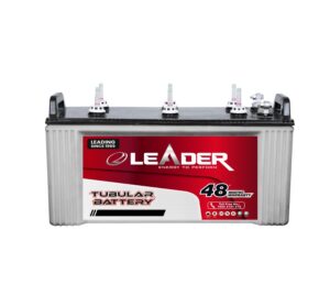 Leader LDST-14500 | Short Tubular | Inverter Battery | Warranty 48 (24+24*) Months for Home & Office