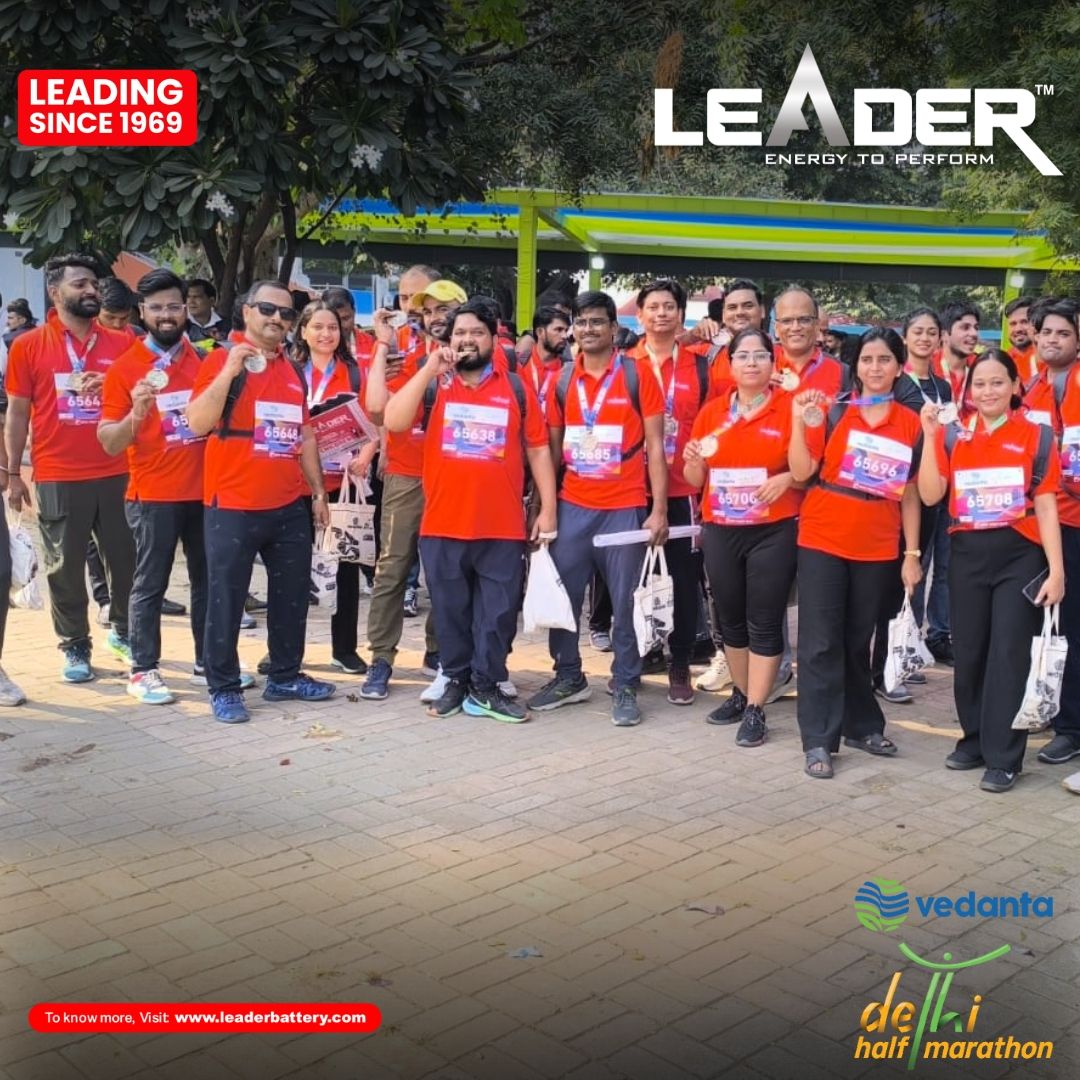 Leader Battery Participated in Delhi Half Marathon2