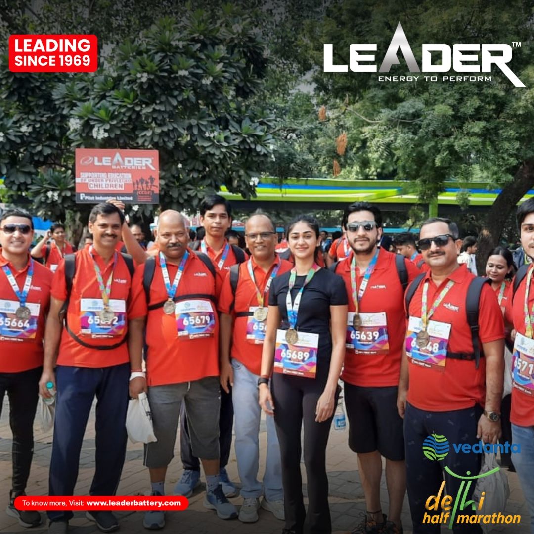 Leader Battery Participated in Delhi Half Marathon3