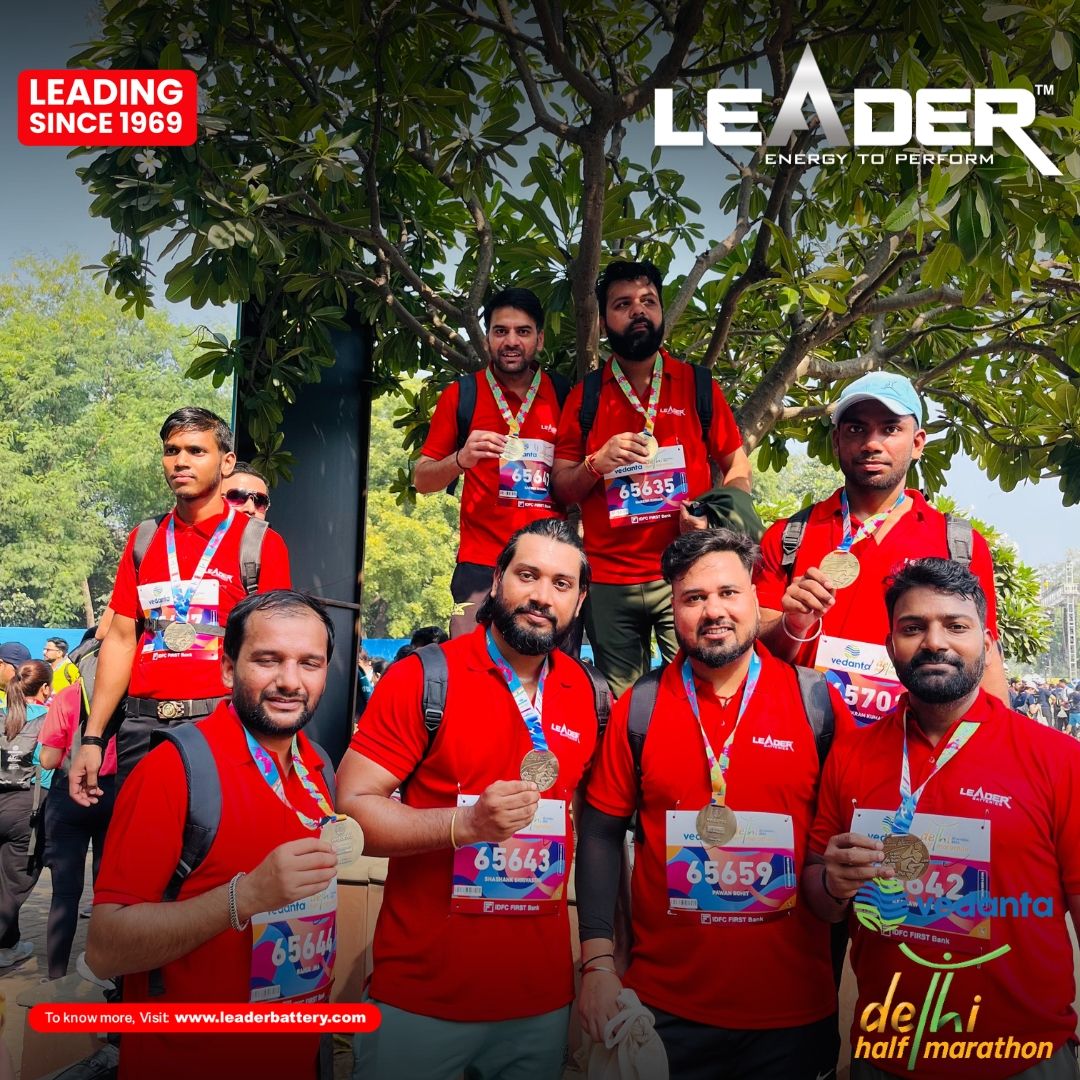 Leader Battery Participated in Delhi Half Marathon4