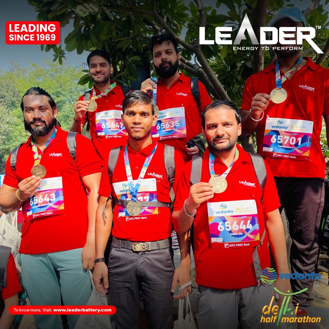 Leader Battery Participated in Delhi Half Marathon5