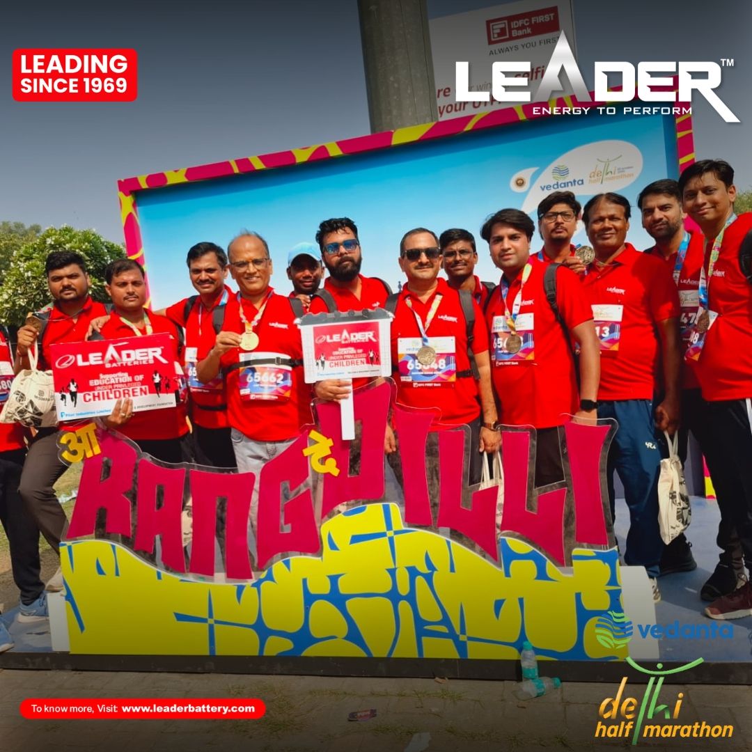 Leader Battery Participated in Delhi Half Marathon6